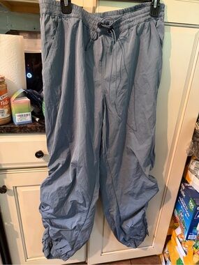 FP Movement by Free People Dusty Blue Drawstring Track Joggers